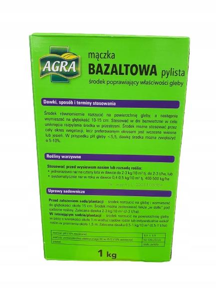 Agra nawóz mączka bazaltowa poprawia właściwości gleby 1kg