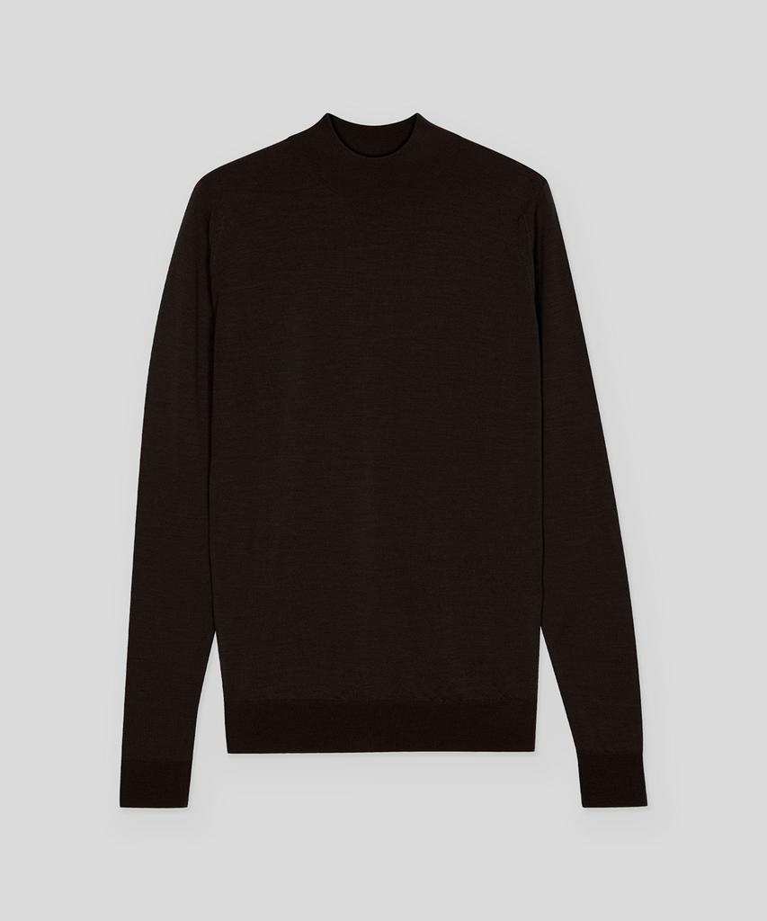 Jonseumedeulli Harcourt Merino Wool Mock Neck Knit Classic 10 Colors (B Type)