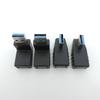 4types 1pcs USB 3.0 A Male To Female Adapter Connector Converter Plug Cable Adapters90 Degree Angle Coupler For Laptop PC