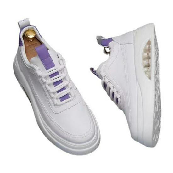 Мужские модные белые кроссовки Air Cushion — весенний стиль, дышащие, толстая подошва, повседневная обувь, увеличивающая рост