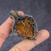 Natural Baltic Amber Handmade Copper Wire Wrap Tree Of Life Pendant 2.4" F1a45