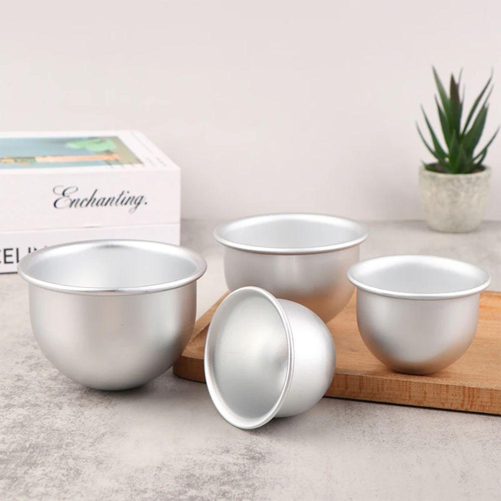 Aluminum Zinc Zinc Alloy Half Round Ball Cake Mold Semicircle Doll Dress Cake Mold Pudding