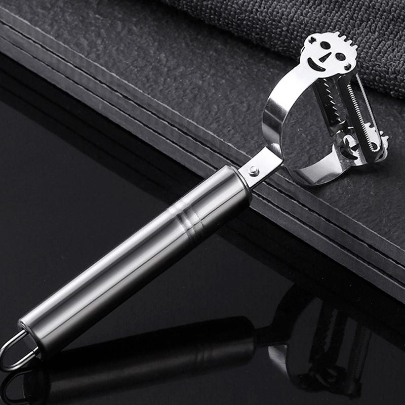 1 Pcs Stainless Steel Peeler Creative New Convenient Peeler Planer Knife Kitchen Gadgets Kitchen Vegetables And Fruits Scraping