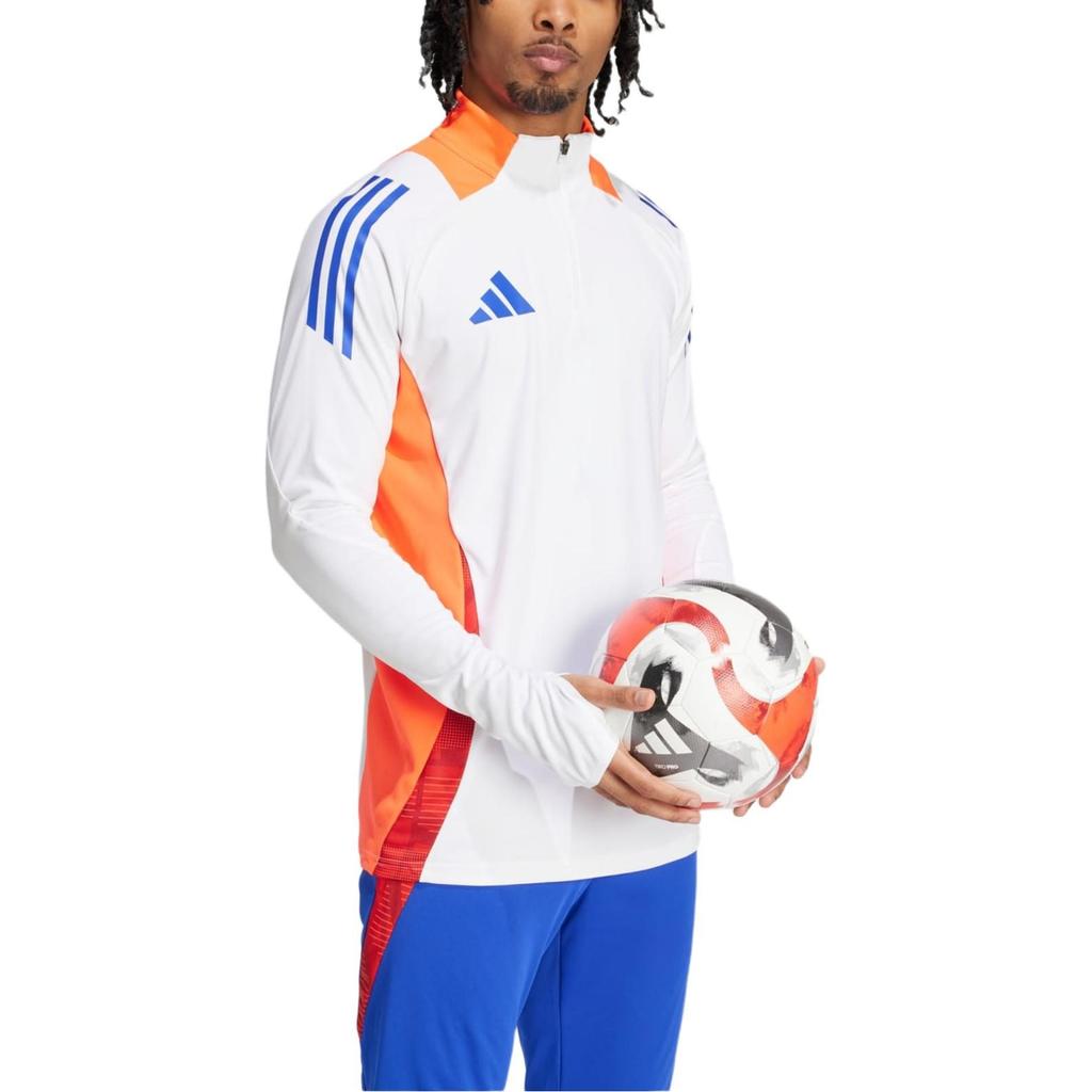 adidas Толстовки Мужские Белые Стойка Умеренные Другие JF4197