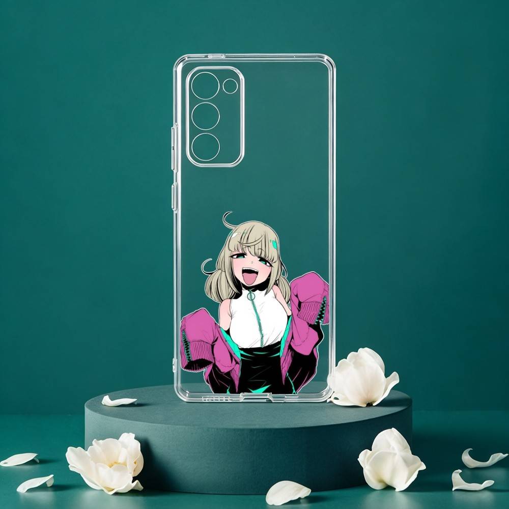 Gushing Magical Girls Manga Phone Case For Samsung Galaxy S24 S25 S23 S22 S21 Plus S24 S25 Transparent Cover Case
