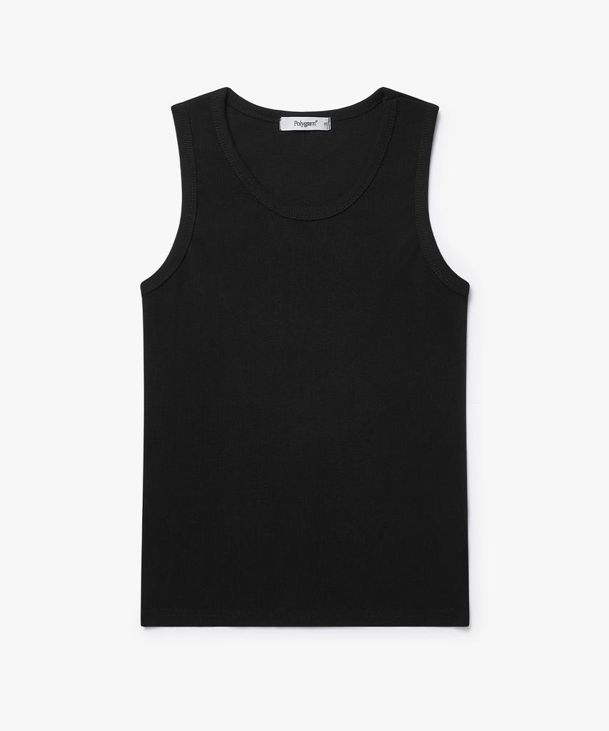 POLYGRAM Ribbed Body-Fit Sleeveless - 4 Colors