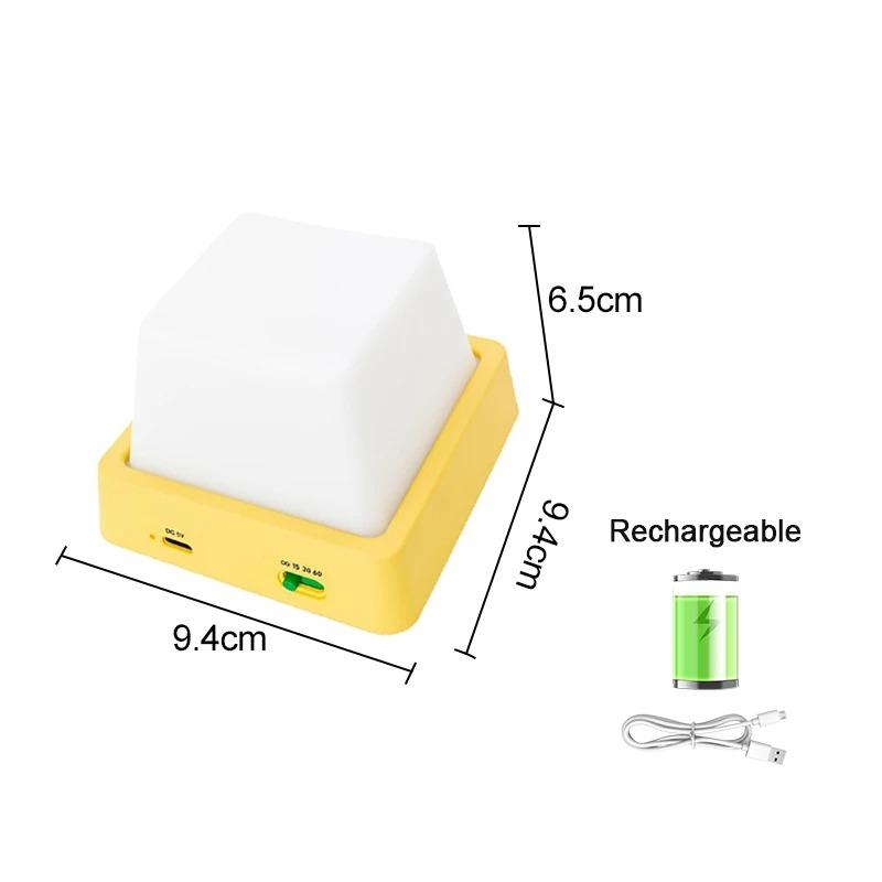 Новый прикроватный столик-лампа, украшение комнаты, перезаряжаемые светодиодные ночники с сенсорным управлением, декор, сопровождение ребенка в спальне, подарок на день рождения
