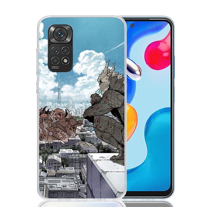 Kaiju No. 8 Anime Phone Case For Xiaomi Redmi Note 13 14 15 Pro Plus 12S 12 14S 11S 11E 10 10S 11 11T 5G 4G Cover Coque Redmi No