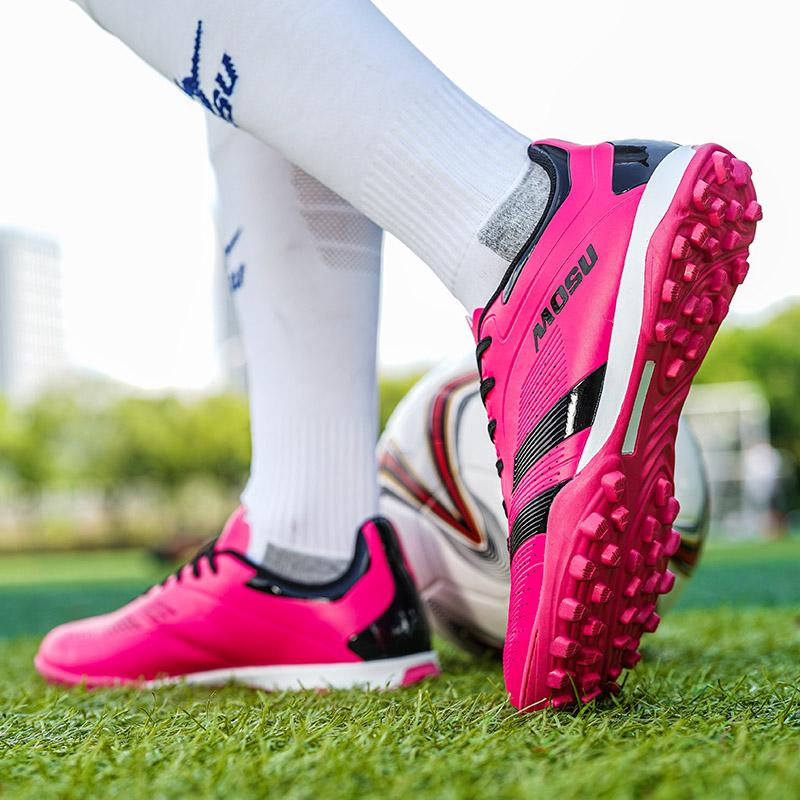 Горячая Распродажа Черно-Красные Футбольные Бутсы Мужские Футбольные Бутсы Для Тренировок На Открытом Воздухе Футбольные Кроссовки Для Мужчин Нескользящие FG/TF Мужские Футбольные Бутсы