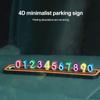Автомобиль 4D Трехмерная Временная Парковка Номерной Знак Мобильного Телефона Наклейки На Номер Телефона Аксессуары Для Интерьера Автомобиля