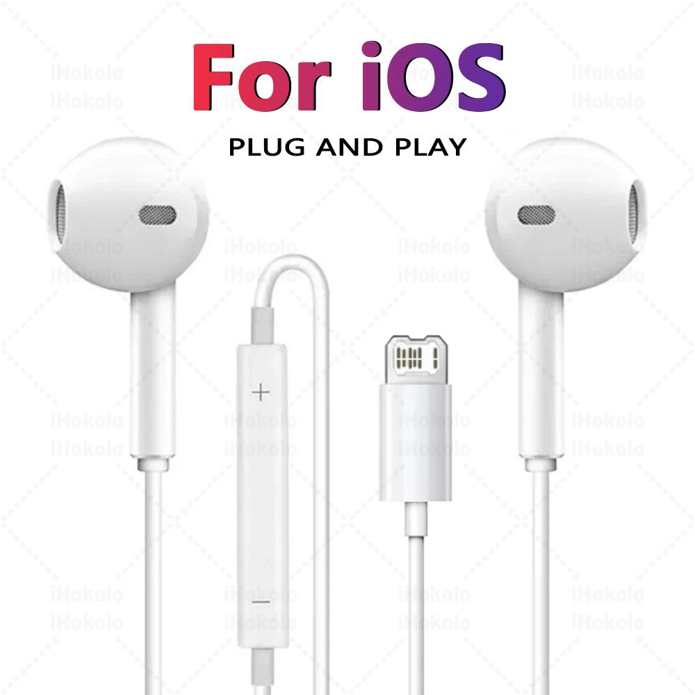 XiaomiOriginal Headphones For Apple iPhone 17 16 15 Pro Max 14 13 12 11 USB-C Lightning 3.5mm Wired Earphone X 6 7 8 Phone Accessories