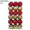 36PCS Tree Decor Set Christmas Ball Decoration Hanging Design Holiday Party Supplies  For Home Decor