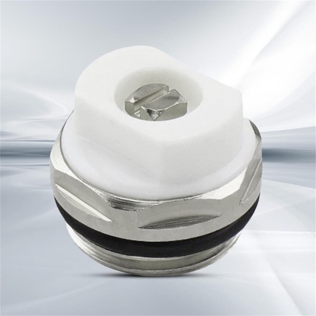 6Pcs 3/8inch Radiator Bleed Valves Self Sealing Radiator Bleed Valves Radiator Exhaust Valve Quick Installation