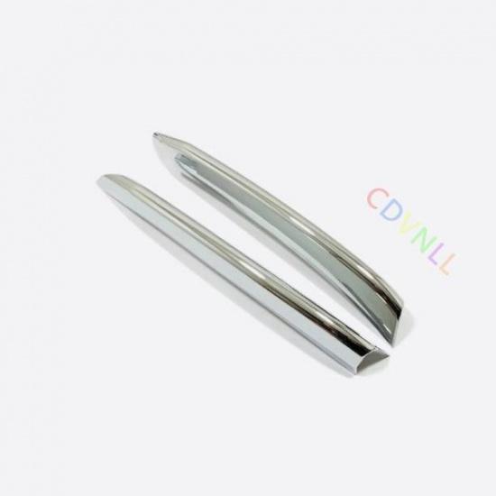 Fit For Hyundai Elantra 2021-2022 Silver Rear Fog Light Lamp Cover Trim 2PCS