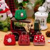 Christmas Handbag Style Tin Candy Box Mini Purse Childrens Gift Metal Case Holiday Decoration Party Favors