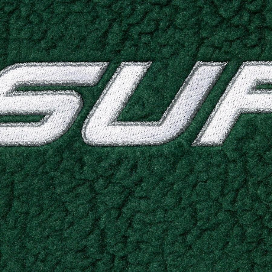 Supreme x Polartec L/S Polo 'Green White' Men's SUP-FW22-825
