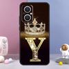 Чехол-монограмма с золотым мрамором для OPPO Reno 14 F 11F 12F 13F 10 11 12 13 Pro 7 8 Lite OPPO Find X8 X6 X5 X9 Pro
