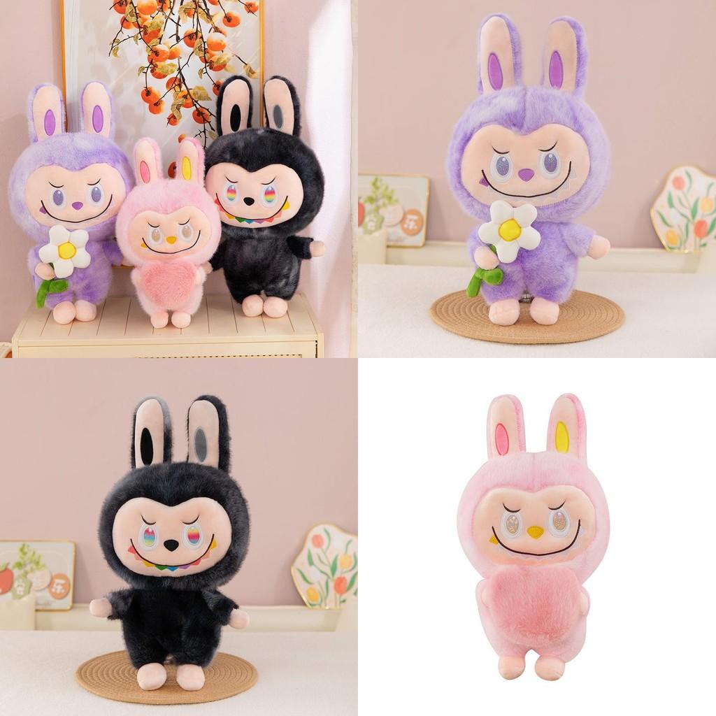 Plush Animal Buddy With Colorful Bubble Design For Kids Bedtime And Gift Use