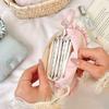 Large Capacity Mini Cosmetic Bag Bowknot Bow Makeup Bag Cute Sanitary Napkin Storage Bag  Travel