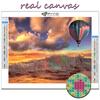 5D DIY Diamond Painting Cross Stitch Hot Air Balloon Diamond Embroidery Mosaic Wall Art Home Decoration