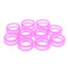 10Pcs Professional Barber Hair Shears Scissors Finger Rings Grips Inserts Soft Silicone Ring For Salon Barbers