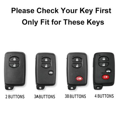 2, 3, 4 кнопки автомобильный ключ чехол для Toyota Prius 30 Alpha Aqua Land Cruiser Auris для Lexus LC 200 ключ чехол держатель пульт ДУ 2012 - 2014