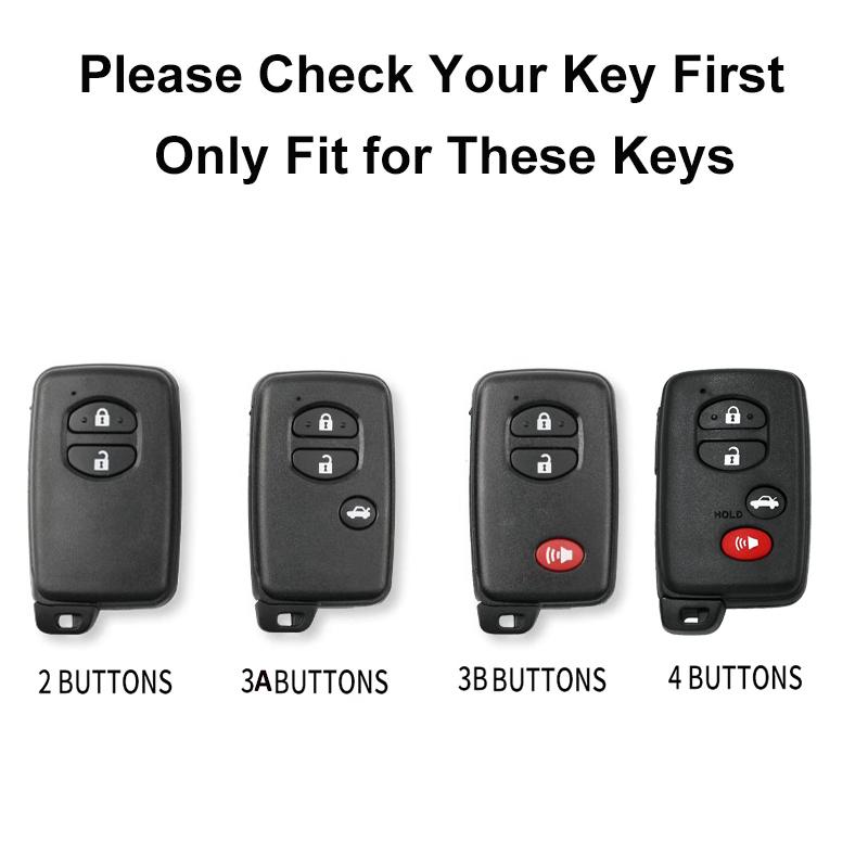 2, 3, 4 кнопки автомобильный ключ чехол для Toyota Prius 30 Alpha Aqua Land Cruiser Auris для Lexus LC 200 ключ чехол держатель пульт ДУ 2012 - 2014