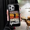 Спортивный чехол для телефона с изображением гандбола, мягкий, для iPhone 15 16 17 Pro Max 17Air 16E 14 Plus 13 12 Mini, противоударный, задняя крышка