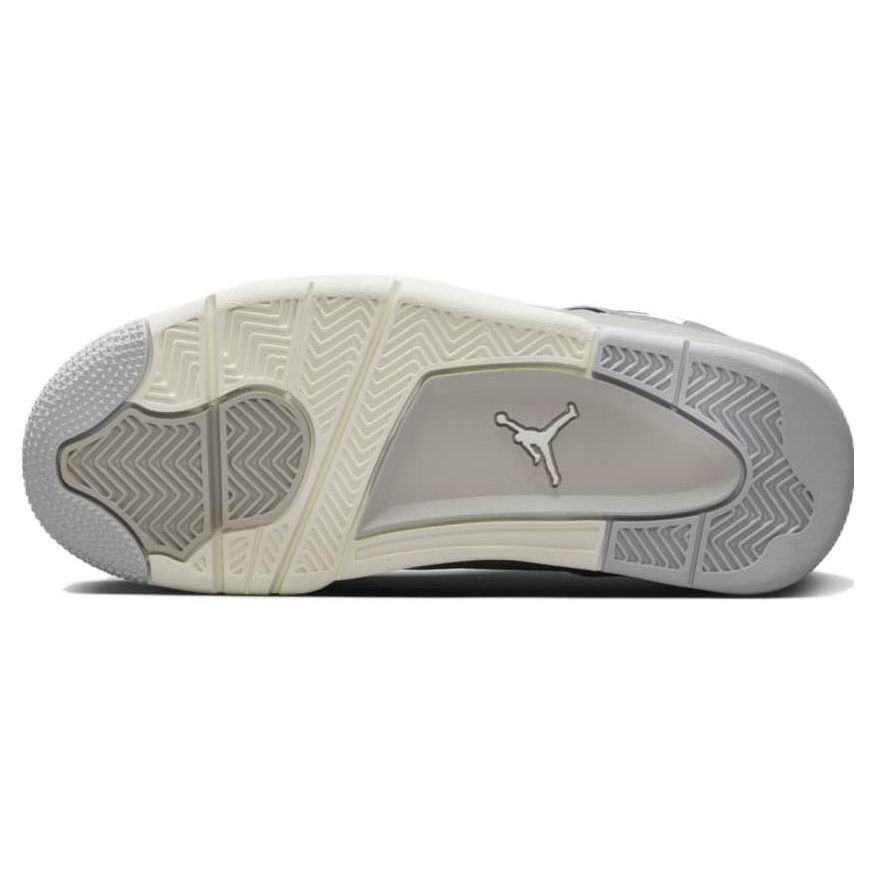 Air Jordan 4 Retro Frozen Moments Женские кроссовки Серый Light-Iron-Ore Sail AQ9129-001