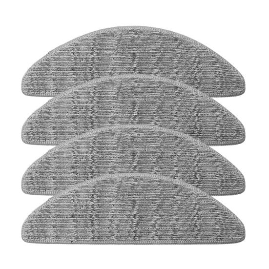 4Pcs Mop Pads Washable Sweeper Rag Reusable Sweeper Clothes Vacuum Accessories Kit for iRobot Roomba Combo I5, I5+,j5, J5+