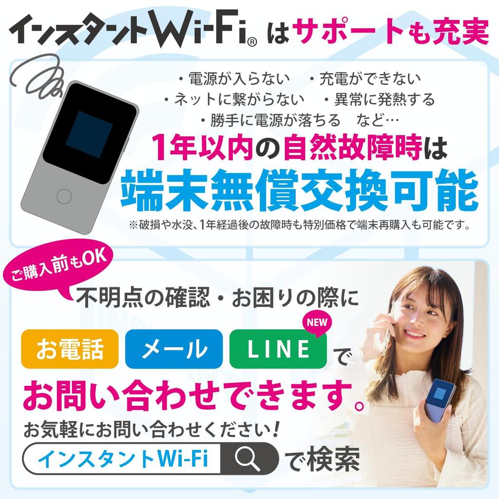 30GB 1 Year Natural Failure Warranty Includes Data Communication Line Pocket WiFi Mobile Router USB Communication Compatible No Contract No Monthly