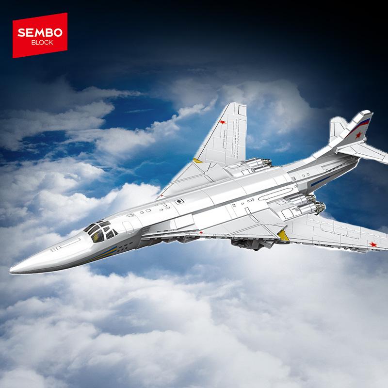 Non-Toxic Sembo Block Armed Fighter Jet Assemblage Building Blocks Kits Moc Military Stealth Aircraft Model Bricks Toy For Christmas Gifts
