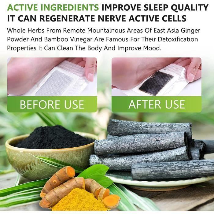 Patch Detox Pieds, Cleansing Detox Patches De Pieds, Soulager le Stress et Favorise la Circulation Sanguine,Purs et Naturels, 20pc