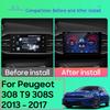 Android Мультимедиа Для Peugeot 308 T9 308S 2013 - 2017 Автомобильный Стерео Процессор Радио QLED Плеер Навигация BT Экран Видеорегистратор HDR WIFI