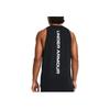 Under Armour Baseline Хлопок Баскетбол Свободный Мягкий Удобный Трикотажный Безрукавный Жилет Мужские Топы Черный 1361901-005