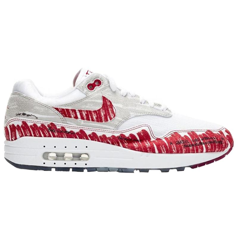 Nike Кроссовки Air Max 1 'Sketch To Shelf University Red' Повседневная обувь CJ4286-101