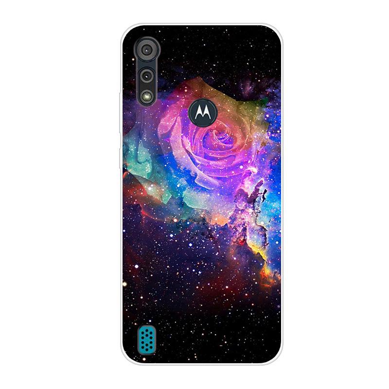 For Motorola Moto E6S 2020 Case Shockproof Soft Silicone TPU Back Cover For Moto E6S 2020 E6i Phone Cases E 6S Case Cute Cartoon