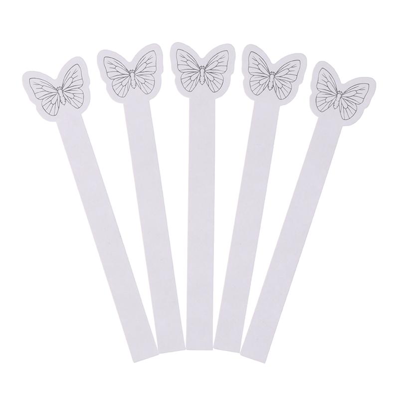 100 Pcs Aromatherapy Fragrance Perfume Essential Oils Test Paper Strips Butterfly Pattern Perfume Test Paper 115*10Mm