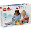 Игрушка LEGO Duplo Город Грузовик с алфавитом, Подарок на день рождения, Образовательные кубики, для Мальчиков и Девочек, Возраст 1,5, 2 и 4 года, Транспортное средство, Миниатюрная машина, Кукла,