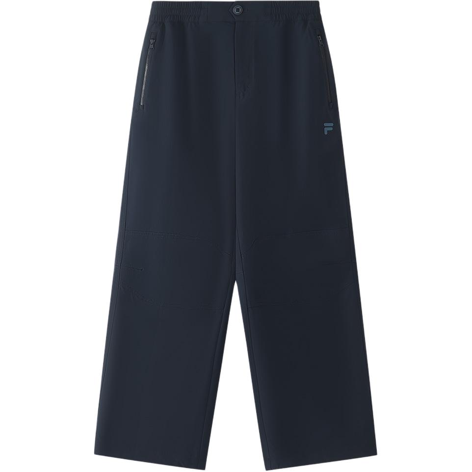 Fila Fusion Свободные однотонные простые тканые повседневные брюки мужские низ T11M625801F-BU