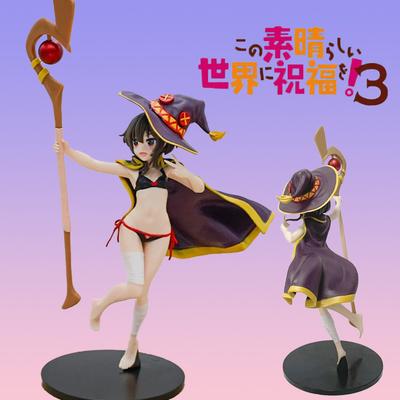 Оригинальная подлинная фигурка TAITO Konosuba: Божье благословение на этот прекрасный мир 24 см Мегумин Милая фигурка для девочек Дропшиппинг