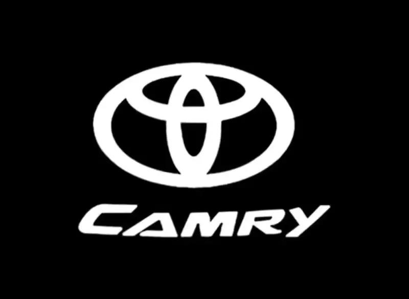 2 шт. Светодиодная подсветка дверей автомобиля с логотипом Для Toyota Camry Highlander Land Cruiser Prado Avalon Reiz Rav4 Crown CHR аксессуар