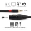 NANYI XLR-F To 3.5mm Mic Cable 0.5m Black