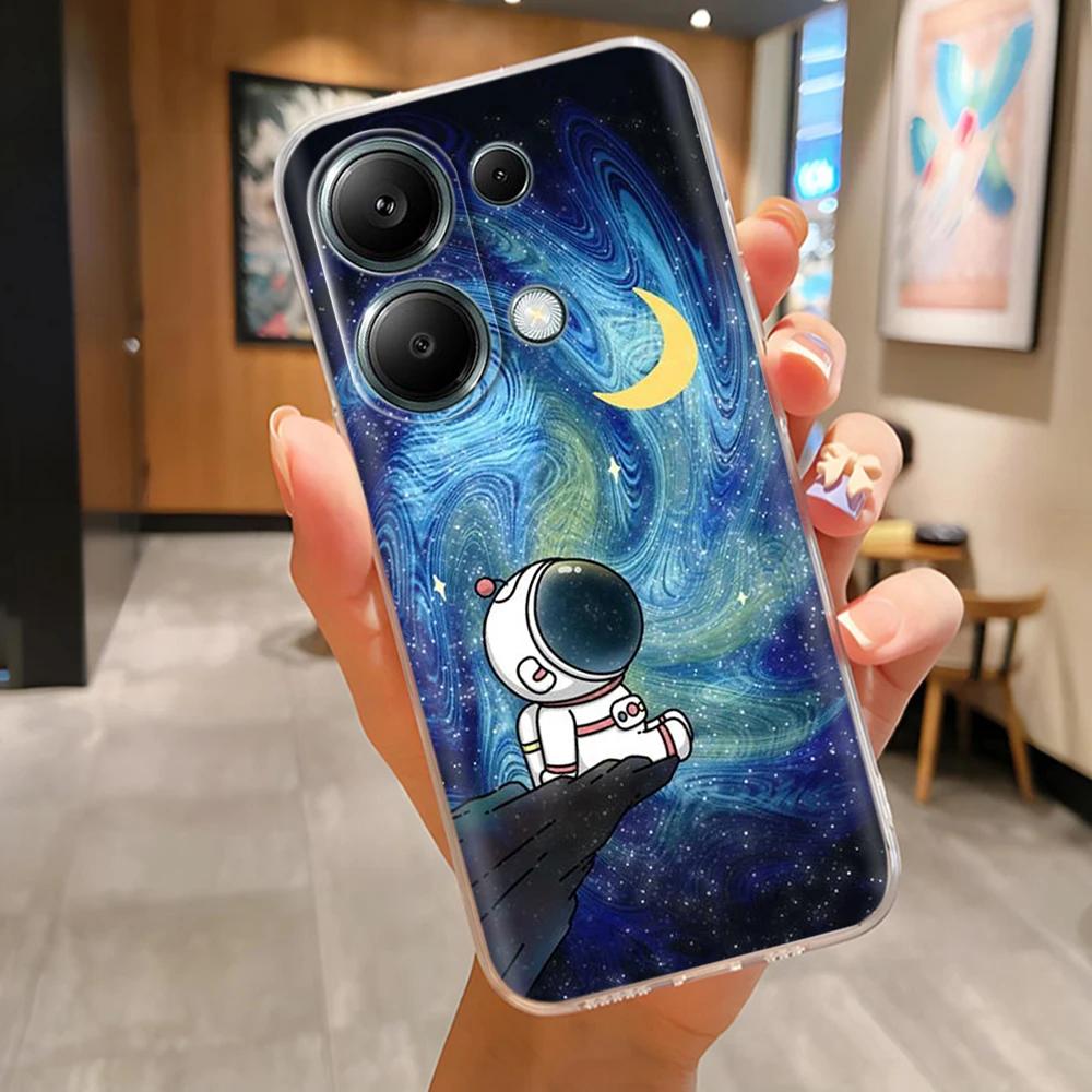 Чехол для телефона Poco M6 Pro Милый панда Мягкий силиконовый чехол для Xiaomi Poco M6Pro 4G 5G Защита Модная задняя крышка Coque Fundas