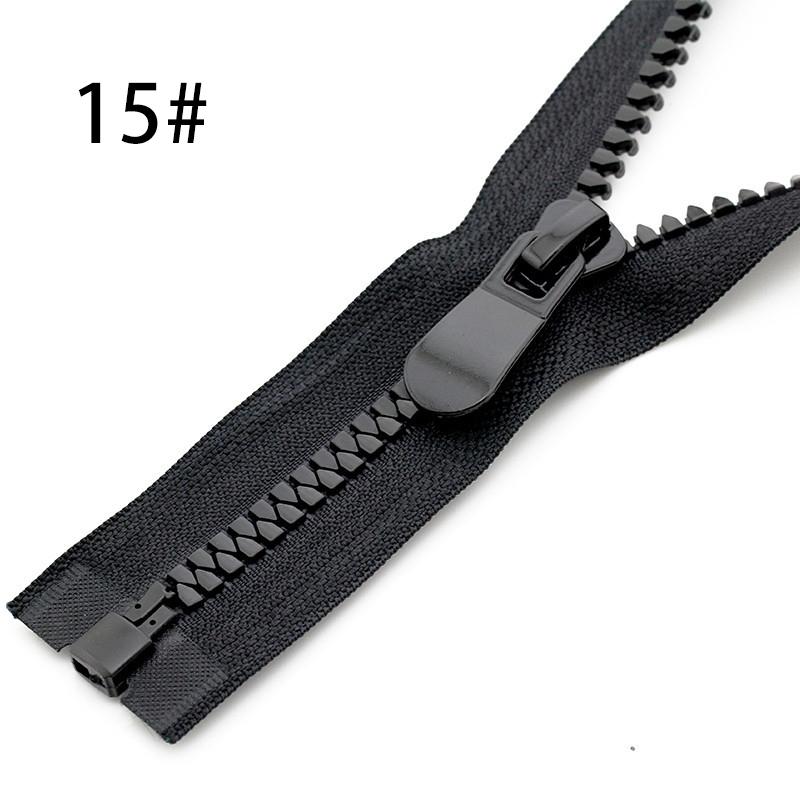 1 шт. пуховик, пальто длиной 70-100 см, длинная молния, двойные слайдеры, одинарный слайдер, открытый конец, 8 #15 #, смоляные молнии