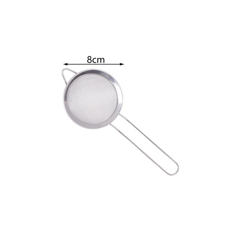 1 шт. Нержавеющая сталь Сок Соевое молоко Сито Сито Сверхтонкая сетка Масляная сетка Рыбалка Пельмени Хот-пот Дуршлаг Ложка Длинная ручка