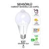 Светодиодная лампа с датчиком движения E27, патрон 20 Вт, 2000 люмен, светодиодная лампа с датчиком движения