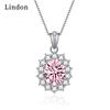 Lindon Women Necklace Pendant Copper Alloy Zircon Fashion Gift