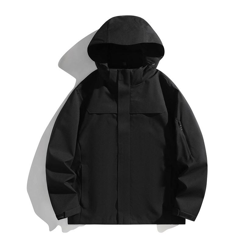 Куртка 3 в 1, ветрозащитная, водонепроницаемая, утолщенная, теплая, мужская и женская, для активного отдыха, путешествий, альпинизма, повседневная, с капюшоном, мужская куртка
