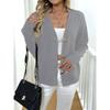 Short Jacket Cardigan Button Women's V Neck Long Sleeve Sweater Jacket Women